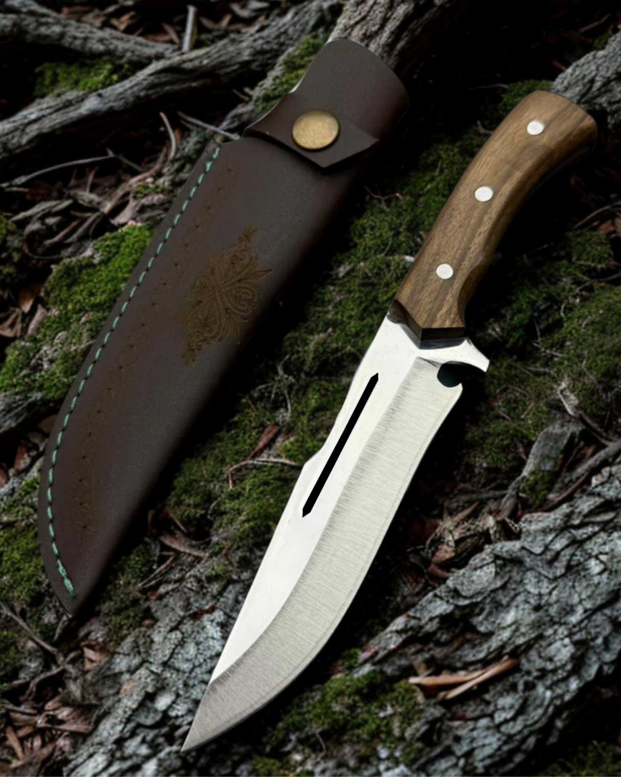 El Yapımı 22 cm Aksungur Model Kamp Bıçağı BA-Ç008