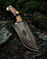 El Yapımı 22 cm Ayyıldız Model Kamp Bıçağı BA-Ç011