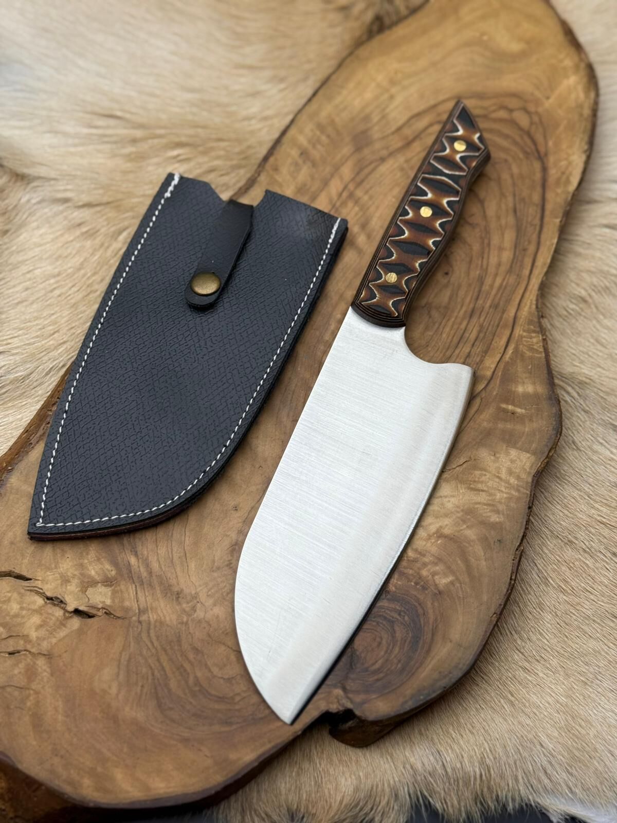 El Yapımı Almazan Model Şef Bıçağı BA-Ç026